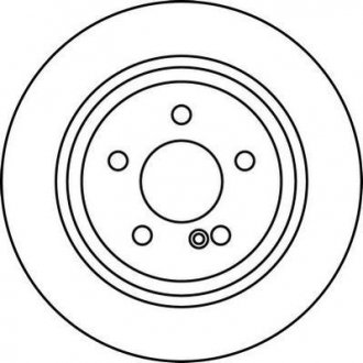 Гальмівний диск задня ліва/права (з гвинтами) MERCEDES CLS (C218), CLS SHOOTING BRAKE (X218), E T-MODEL (S211), E T-MODEL (S212), E (W211), E (W212) 1.8-4.0D 03.02-12.17 Jurid 562213JC
