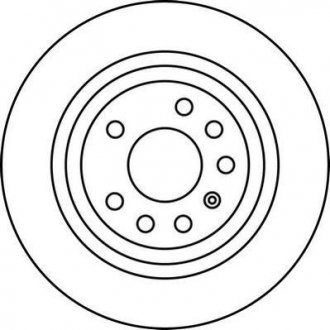 Тормозной диск задняя левая/правая (с винтами) CADILLAC BLS; FIAT CROMA; OPEL SIGNUM, VECTRA C, VECTRA C GTS; SAAB 9-3, 9-3X 1.8-3.2 08.02- Jurid 562220JC (фото 1)