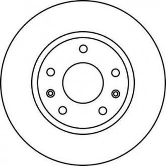 Тормозной диск передняя левая/правая (с винтами) LAND ROVER FREELANDER I 1.8/2.0D/2.5 02.98-10.06 Jurid 562225JC