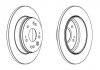 Тормозной диск задняя левая/правая (без болтов) HONDA FR-V, STREAM 1.7-2.2D 05.01- Jurid 562284JC (фото 1)