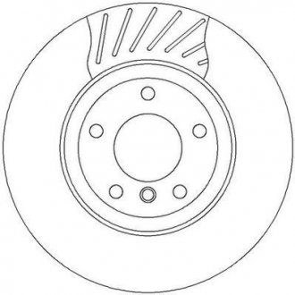 Гальмівний диск задній BMW 3-Series (2000->) Jurid 562318JC (фото 1)