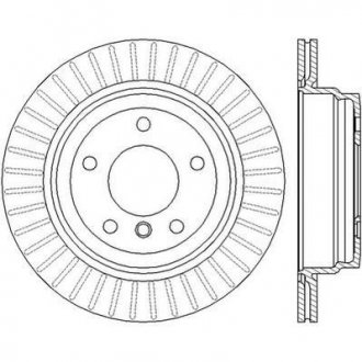 Гальмівний диск задня ліва/права (без болтів) BMW 1 (E81), 1 (E87), 3 (E90), 3 (E91), 3 (E92), 3 (E93), X1 (E84) 1.6-3.0D 12.04-06.15 Jurid 562442JC (фото 1)