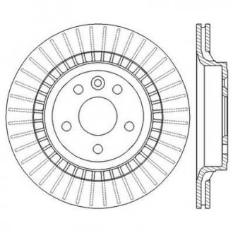 Тормозной диск задняя левая/правая (без болтов) VOLVO XC60 I 2.0-3.2 05.08-12.17 Jurid 562605JC