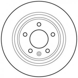 Тормозной диск задняя левая/правая (без болтов) CHEVROLET CRUZE, ORLANDO, VOLT; OPEL AMPERA, ASTRA J, ASTRA J GTC, CASCADA, ZAFIRA C 1.3D-2.0D 05.09- Jurid 562640JC (фото 1)