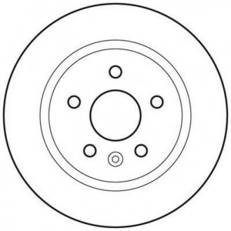 Тормозной диск задняя левая/правая (без болтов) CHEVROLET AVEO, CRUZE, TRAX; OPEL ASTRA J, ASTRA J GTC, MOKKA/MOKKA X 1.3D-2.0D 05.09- Jurid 562651JC