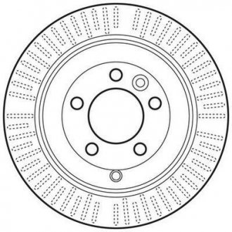 Тормозной диск задняя левая/правая (без болтов) LAND ROVER DISCOVERY III, 2.7D/4.0 07.04- Jurid 562653JC
