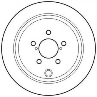 Тормозной диск задний левый/правый SUBARU BRZ, FORESTER, IMPREZA, LEGACY V, OUTBACK; TOYOTA GT 86 1.5-3.6 01.08- Jurid 562660JC (фото 1)