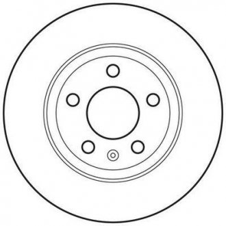Гальмівний диск задня ліва/права (без болтів) AUDI A4 B6, A4 B7; SEAT EXEO, EXEO ST 2.0-3.2 11.04-05.13 Jurid 562667JC (фото 1)