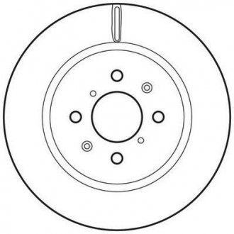 Тормозной диск передняя левая/правая SUZUKI SWIFT IV 1.2/1.3D 10.10- Jurid 562699JC