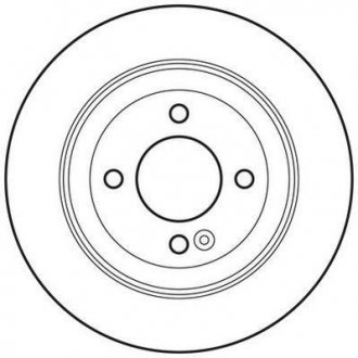 Тормозной диск, задний левая/правая (262mmx10mm) HYUNDAI ACCENT IV, ELANTRA, I20; KIA RIO III 1.1 CRDi/1.2/1.2 CVVT/1.25 CVVT/1.25 LPG/1.4/1.4 CRDi/1.4 CVVT/1.6 CRDI/1.6 CVVT 06.06- Jurid 562764JC (фото 1)