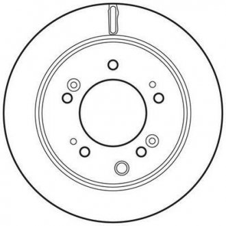 Тормозной диск задняя левая/правая KIA SORENTO I 2.5D/3.3 05.06- Jurid 562773JC