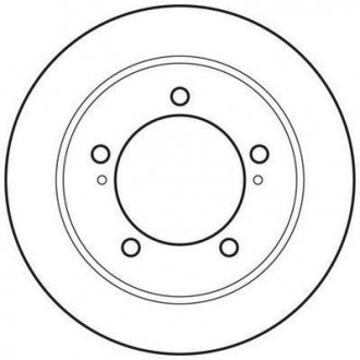 Гальмівний диск передня ліва/права PORSCHE MACAN; SUZUKI JIMNY 1.3/1.5/2.9 09.98- Jurid 562780JC