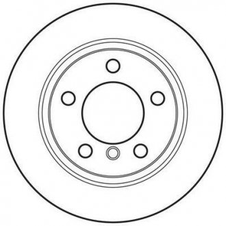 Фото автозапчастини гальмівний диск задня ліва/права (без болтів) MINI COUNTRYMAN (R60), PACEMAN (R61) 1.6/1.6D/2.0D 08.10-10.16 Jurid 562792JC
