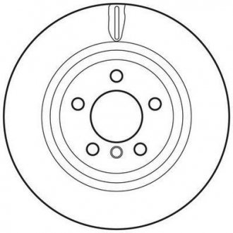Тормозной диск задняя левая/правая (без болтов) BMW X3 (F25), X4 (F26) 1.6-3.0D 09.10-03.18 Jurid 562793JC