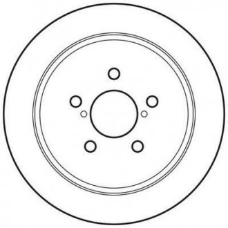 Тормозной диск задняя левая/правая (без болтов) SUBARU LEGACY IV, OUTBACK 2.0-3.0 09.03-12.09 Jurid 562826JC (фото 1)