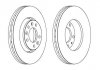 Тормозной диск передняя левая/правая (без болтов) CITROEN JUMPY; FIAT SCUDO; PEUGEOT EXPERT, EXPERT TEPEE 1.6D 01.07- Jurid 562839JC (фото 1)