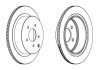 Тормозной диск, задний левая/правая (307,8mmx16mm) INFINITI FX, M, M37, Q50 2.2D/2.5dCi Naped на 4 kola/50 D/50 Hybrid AWD 01.03- Jurid 562871JC (фото 1)