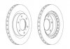 Тормозной диск передняя левая/правая (без болтов) MITSUBISHI PAJERO IV 3.2D/3.8 10.06- Jurid 562913JC (фото 1)