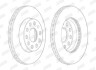 Фото автозапчастини гальмівний диск передній Audi A3 / Seat Leon / Skoda Octavia III / VW Golf VII Jurid 562990JC1 (фото 1)