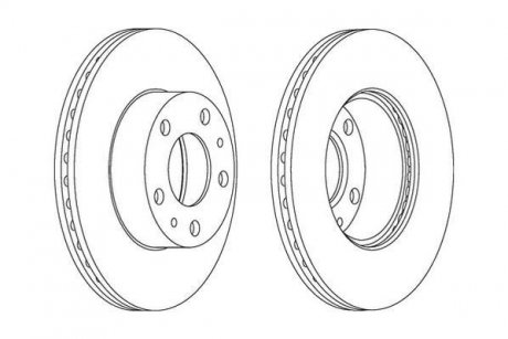 Гальмівний диск Jurid 563018J