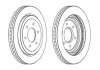 Тормозной диск передняя левая/правая (без болтов) NISSAN NP300 NAVARA, PATHFINDER III 2.5D/3.0D/4.0 10.04- Jurid 563024JC-1 (фото 1)