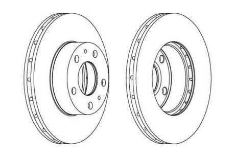 Фото автозапчастини диск гальмівний Jurid 563026J