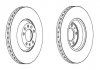 Тормозной диск передняя левая/правая (с винтами) CITROEN C5 III, C6; PEUGEOT 407, 607; SAAB 9-5 1.6-3.0 10.99- Jurid 563031JC-1 (фото 1)