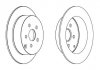Тормозной диск задняя левая/правая (без болтов) TOYOTA CELICA, PRIUS 1.5H/1.8 08.99-12.09 Jurid 563037JC (фото 1)
