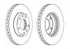 Тормозной диск передняя левая/правая (без болтов) KIA CARNIVAL II 2.5/2.9D/3.5 10.01-06.06 Jurid 563039JC (фото 1)