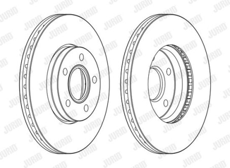 Фото автозапчасти диск гальмівний Jurid 563160JC