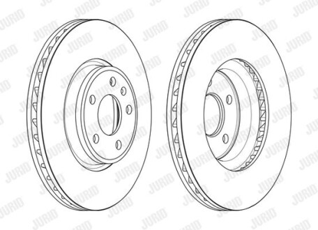 Фото автозапчасти диск гальмівний Jurid 563174JC-1