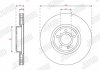 Фото автозапчасти гальмівний диск передній Mercedes A-Claas, B-Class, CLA, EQA, EQB, GLA, GLB Jurid 563754JC1 (фото 1)