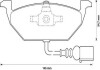 Фото автозапчастини керамічні гальмівні колодки передня AUDI A2, A3; SEAT ALTEA, ALTEA XL, CORDOBA, LEON, TOLEDO II, TOLEDO III; SKODA FABIA I, FABIA I PRAKTIK, FABIA II, OCTAVIA II, OCTAVIA III 1.2-Electric 09.96- Jurid 571971JC (фото 2)