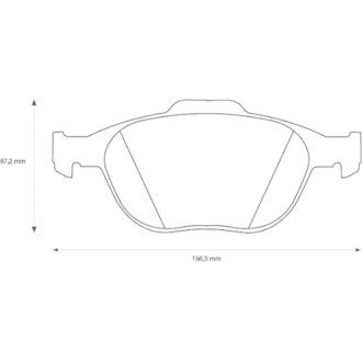 Фото автозапчасти колодки тормозные дисковые FORD FOCUS (DAW, DBW,DNW), TRANSIT передн. Jurid 573085J