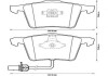 Фото автозапчастини керамічні гальмівні колодки передня AUDI A4 B6, A4 B7, A6 ALLROAD C6, A6 C5, A6 C6, A8 D3; SEAT EXEO, EXEO ST 2.0-6.0 08.01-05.13 Jurid 573196JC (фото 3)