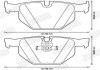 Фото автозапчастини керамічні гальмівні колодки задній BMW 5 (E60), 5 (E61), 6 (E63), 6 (E64) 2.0-3.0D 12.01-12.10 Jurid 573224JC (фото 5)