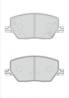 Комплект гальмівних колодок передня FIAT 500X; JEEP COMPASS, RENEGADE 1.0-2.0D 07.14- Jurid 573610J (фото 1)