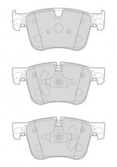 CITROEN гальмівні колодки передн. C4 Grand Picaasso, C4 Picasso,Peugeot 308 Jurid 573621J