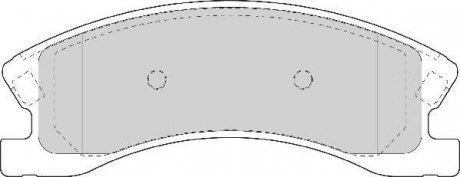 Комплект тормозных колодок передняя JEEP GRAND CHEROKEE II 2.7D-4.7 04.99-09.05 Jurid 573636J