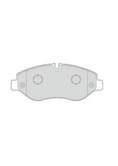 Комплект тормозных колодок, дисковый тормоз Jurid 573760J (фото 1)
