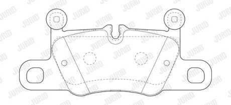 Фото автозапчасти гальмівні колодки Jurid 573776J