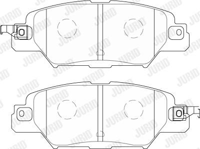 Гальмівні колодки задні Mazda CX-5 (KE, GH, KF) Jurid 573858J