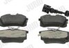 Фото автозапчасти гальмівні колодки задні AUDI A2,A3/ SEAT Ibiza II, Toledo III/ Skoda Fabia I, Octavia I/ VW Golf V Jurid 573938J (фото 1)