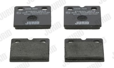 Гальмівні колодки задні AUDI R8 /JAGUAR S-TYPE, XJ, XK Jurid 573942J (фото 1)