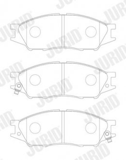 Гальмівні колодки передні Nissan Almera Classic (B10) 1.6 16V Jurid 574048J (фото 1)