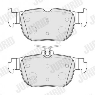 Фото автозапчастини гальмівні колодки задні Audi A3 / VW Golf VIII / Skoda Octavia IV / Seat Leon Jurid 574092J (фото 1)