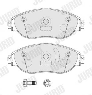 Фото автозапчасти гальмівні колодки передні VW Arteon / Audi Q3 Jurid 574122J