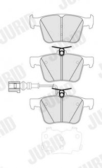 Фото автозапчасти гальмівні колодки задні Audi A3, Q3, TT Jurid 574126J
