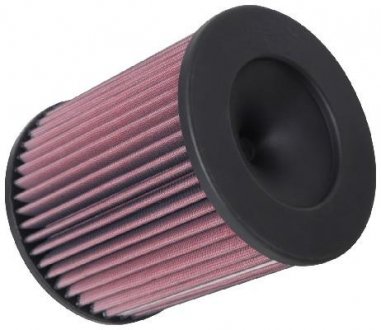 Панельний фільтр (вставка) - круглий прямий (висота: 184 мм) AUDI A8 D4, A8 D5 3.0-4.0H 06.10- katalog: www.knfilters.com K&N E-0643 (фото 1)