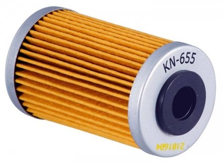 Масляный фильтр HUSABERG FE, FS, FX; HUSQVARNA FE; KTM EXC, EXC-F, SX-F, XC-F, XCF-W, XC-W 250-570 2006- K&N KN-655 (фото 1)
